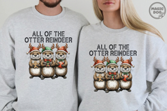 All of the Otter Reindeer|Otter Christmas|Animal Holiday PNG Product Image 4