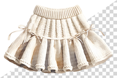 Girl's winter skirts | watercolor clipart cute layered lace Product Image 6