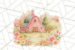 Baby Farm Animals Clipart PNG, Cute Spring Animals Product Image 3