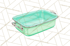 50s Retro Kitchen Clipart, Vintage 1950s Kitchen Appliances Product Image 3