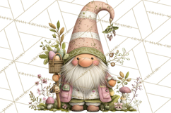 Easter Gnome Clipart, Cute Spring Gnomes PNG Product Image 2