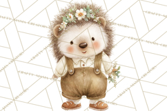 Baby Forest Animals Clipart PNG, Cute Spring Woodland Animal Product Image 2