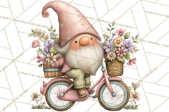 Easter Gnome Clipart, Cute Spring Gnomes PNG Product Image 3