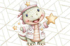 Dinosaur Dentist Clipart Cute Pediatric Dental PNG Product Image 3