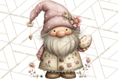 Easter Gnome Clipart, Cute Spring Gnomes PNG Product Image 5