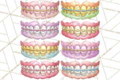 Dinosaur Dentist Clipart Cute Pediatric Dental PNG Product Image 3