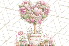 Valentine Gnome Clipart PNG, Gnome Girl Valentine Clip Art Product Image 4