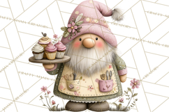 Easter Gnome Clipart, Cute Spring Gnomes PNG Product Image 4