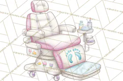 Dinosaur Dentist Clipart Cute Pediatric Dental PNG Product Image 4
