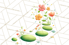 Cute Frog Couple Clipart, Baby Frogs Romantic Png Product Image 5