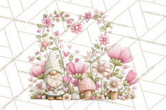 Valentine Gnome Clipart PNG, Gnome Girl Valentine Clip Art Product Image 5