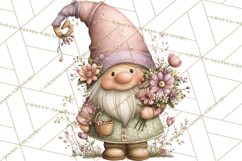 Easter Gnome Clipart, Cute Spring Gnomes PNG Product Image 5