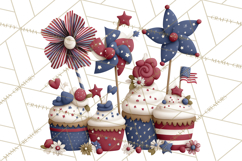 Patriotic Kids Clipart for 4th of July, USA Children PNG Product Image 4