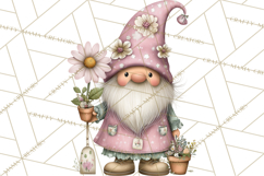 Easter Gnome Clipart, Cute Spring Gnomes PNG Product Image 3