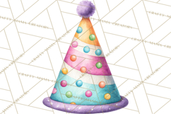 Dinosaur Birthday Clipart PNG, Watercolor Dino Birthday Product Image 3