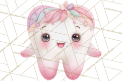 Dinosaur Dentist Clipart Cute Pediatric Dental PNG Product Image 4