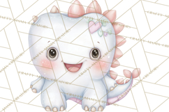 Dinosaur Dentist Clipart Cute Pediatric Dental PNG Product Image 5