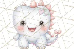 Dinosaur Dentist Clipart Cute Pediatric Dental PNG Product Image 5