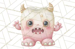 Dinosaur Dentist Clipart Cute Pediatric Dental PNG Product Image 2
