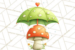 Cute Frog Couple Clipart, Baby Frogs Romantic Png Product Image 5