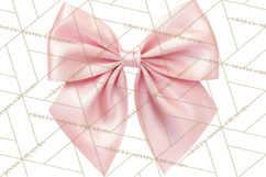 Bows Clipart, Girly Pastel Decorative Png, Layered Satin Product Image 5