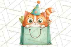 Farm Birthday Clipart PNG, Watercolor Farm Animals Birthday Product Image 2