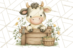 Vintage Farm Animal Clipart, Whimsical Farm Animals Clip Art Product Image 2