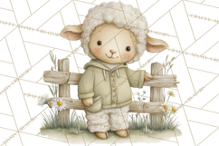 Vintage Farm Animal Clipart, Whimsical Farm Animals Clip Art Product Image 4