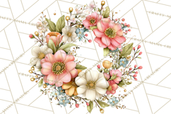 Spring Cottagecore Florals Clipart, Wildflower Bouquets Product Image 5