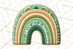 St Patrick’s Day Cookies Clipart, Shamrock Cookie PNG Product Image 5