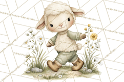 Vintage Farm Animal Clipart, Whimsical Farm Animals Clip Art Product Image 5