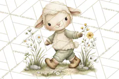 Vintage Farm Animal Clipart, Whimsical Farm Animals Clip Art Product Image 5