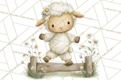 Vintage Farm Animal Clipart, Whimsical Farm Animals Clip Art Product Image 2