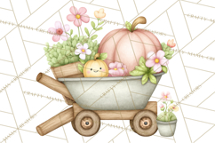 Farm Clipart, Woodland Farm Animals, Cows Pigs Chickens Png Product Image 3