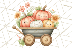 Farm Clipart, Woodland Farm Animals, Cows Pigs Chickens Png Product Image 4