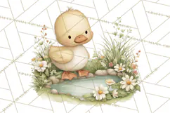 Vintage Farm Animal Clipart, Whimsical Farm Animals Clip Art Product Image 2