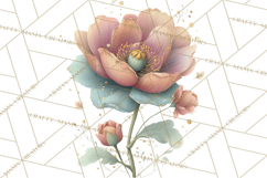 Spring Dark Academia Floral Botanical PNG Clipart Product Image 2