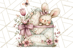 Easter Letters and Mail PNG, Spring Stationery Clipart Product Image 3