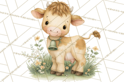 Vintage Farm Animal Clipart, Whimsical Farm Animals Clip Art Product Image 4