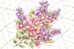 Spring Cottagecore Florals Clipart, Wildflower Bouquets Product Image 4