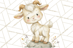 Vintage Farm Animal Clipart, Whimsical Farm Animals Clip Art Product Image 5