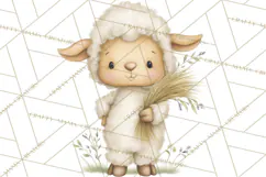 Vintage Farm Animal Clipart, Whimsical Farm Animals Clip Art Product Image 4