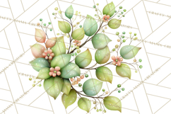 Spring Cottagecore Florals Clipart, Wildflower Bouquets Product Image 5