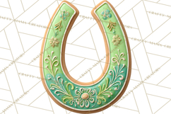 St Patrick’s Day Cookies Clipart, Shamrock Cookie PNG Product Image 3