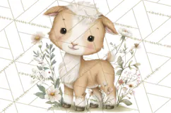 Vintage Farm Animal Clipart, Whimsical Farm Animals Clip Art Product Image 3