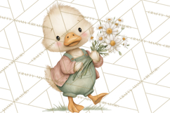 Vintage Farm Animal Clipart, Whimsical Farm Animals Clip Art Product Image 4