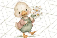 Vintage Farm Animal Clipart, Whimsical Farm Animals Clip Art Product Image 4