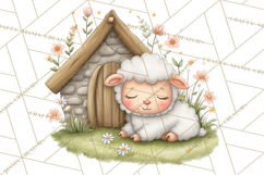 Farm Clipart, Woodland Farm Animals, Cows Pigs Chickens Png Product Image 4