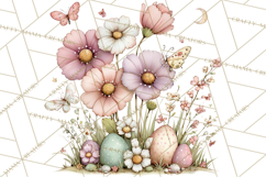 Easter Letters and Mail PNG, Spring Stationery Clipart Product Image 4