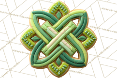 St Patrick’s Day Cookies Clipart, Shamrock Cookie PNG Product Image 5